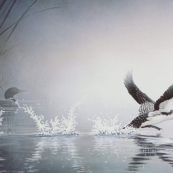 Vintage unframed limited edition print Into the Mist by Don Li Leger - Picture 4 of 5